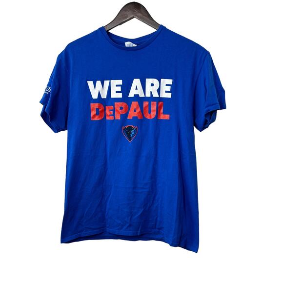 Delta Pro Weight Other - DePaul University Blue Demons WE ARE DEPAUL T-Shirt Men's Size Large